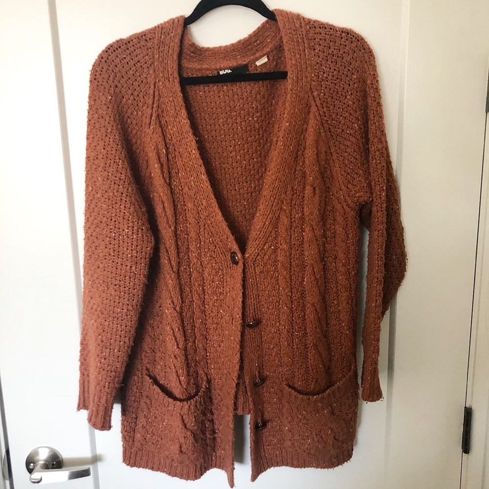 Oversized rust Urban Outfitters sweater